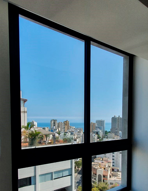 ventana de vidrio 