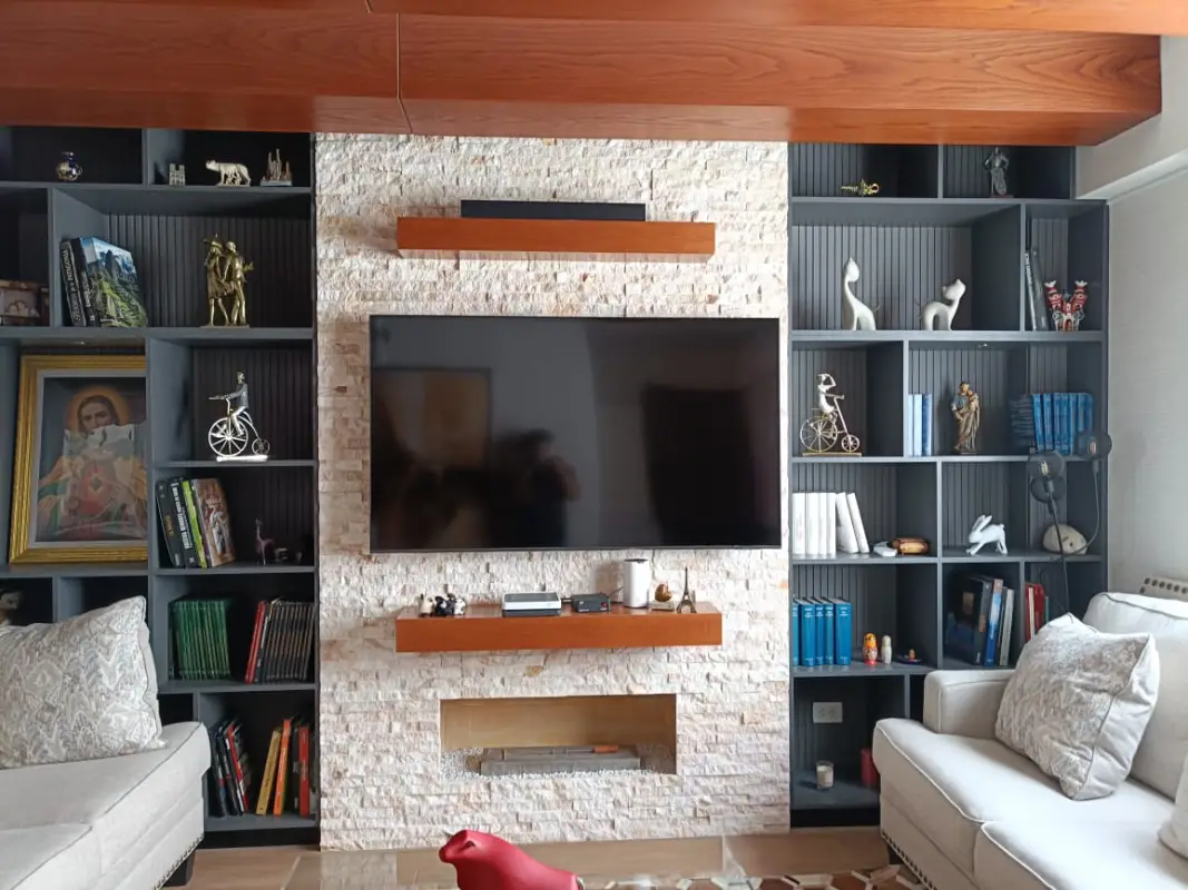 mueble de melamina para tv