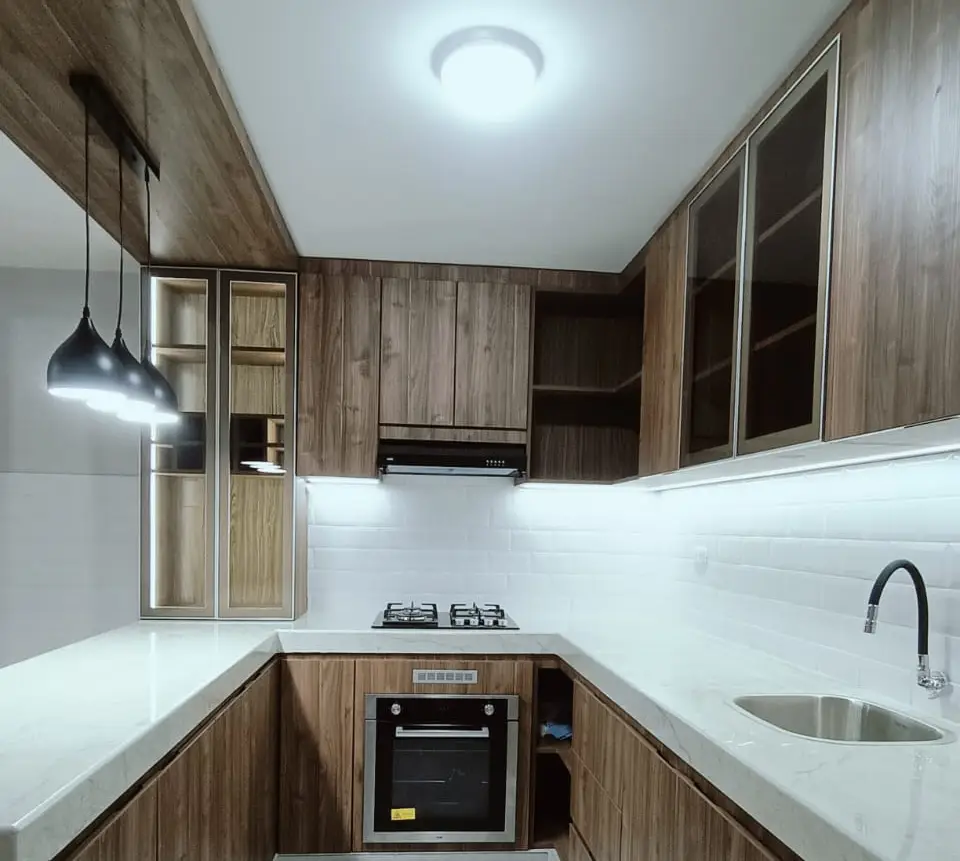 Mueble de melamina para cocina