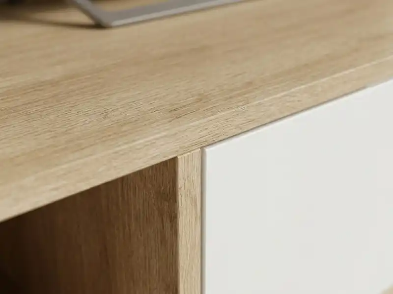 Detalle del mueble STAR TV, acabado en melamina
