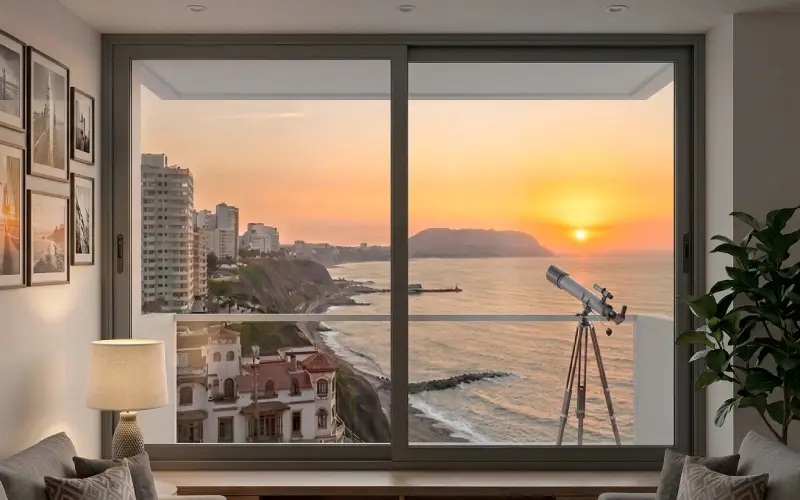 Ventana de aluminio serie 25